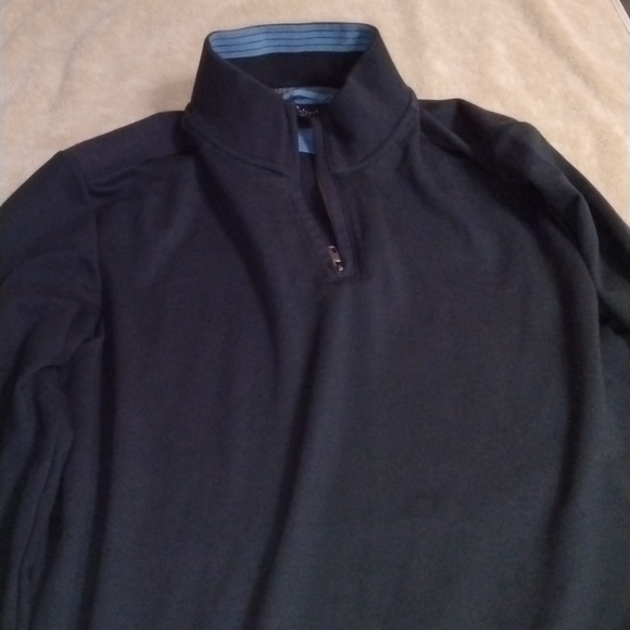 Ted Baker Morric Light Half Zip Jumper SIZE 4. Navy Blue - Picture 5 of 6